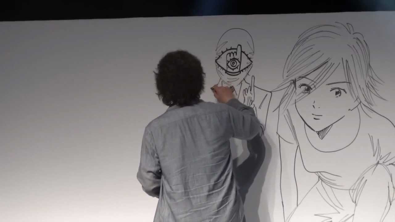 Naoki Urasawa - Dessin publique - Japan Expo 2012 - HD