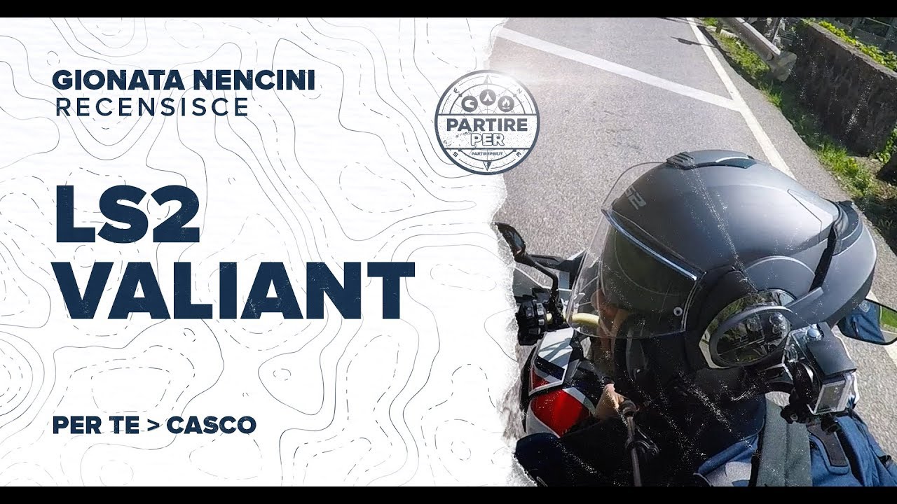 Recensione casco modulare LS2 Valiant con mentoniera a scomparsa