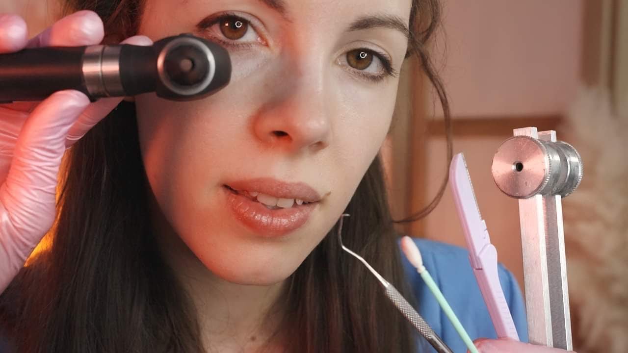 ASMR Realistic Ear Cleaning (Hearing Tests, Otoscope, Tingles & Sleep) ✨