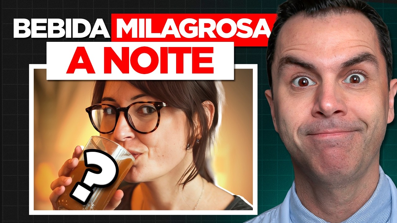 🚨 4 BEBIDAS para tomar ANTES de DORMIR! Seu corpo Agradece