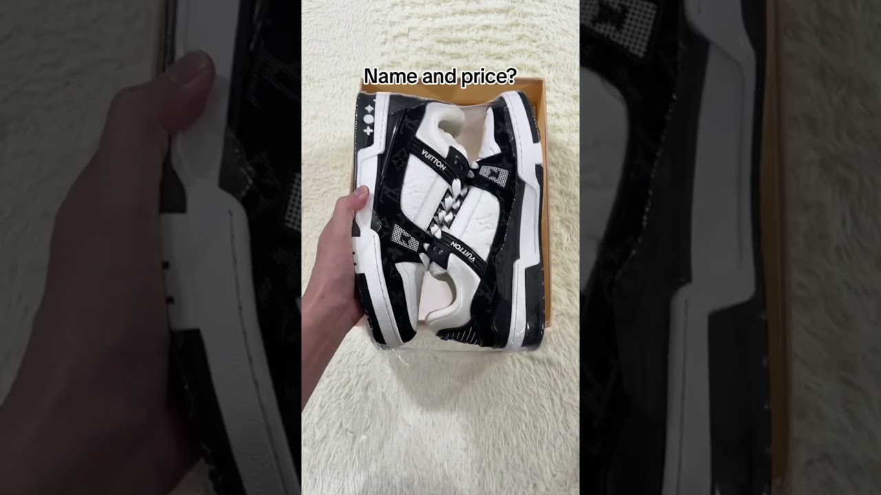 Louis Vuitton LV Trainer White Black