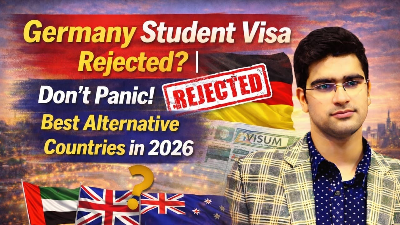 Germany Student Visa Rejected? | Don’t Panic! Best Alternative Countries in 2026