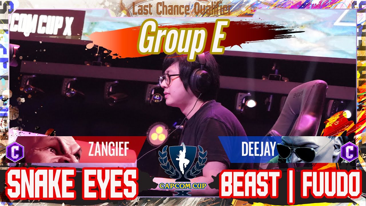 【CAPCOM CUP X】Group Stage Elimination day1『GroupE』SNAKE EYES（ザンギエフ/C） vs BEAST｜ふ～ど（ディージェイ/C）