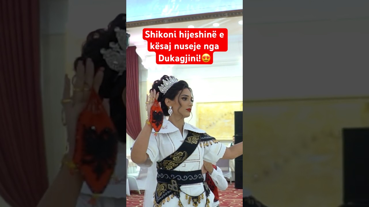 Shikoni hijeshin&euml; e k&euml;saj nuseje nga Dukagjini!#albanianwedding #dasmashqiptare #nuse #kanagjegji