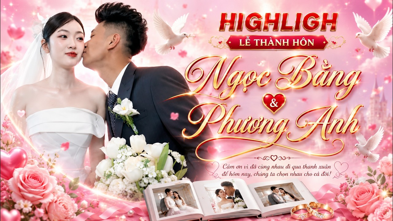 Video 4K HighLigh Lễ CƯới Ngọc Bằng & Phương  Anh, An Châu Đông Hưng | Hoanhvideo