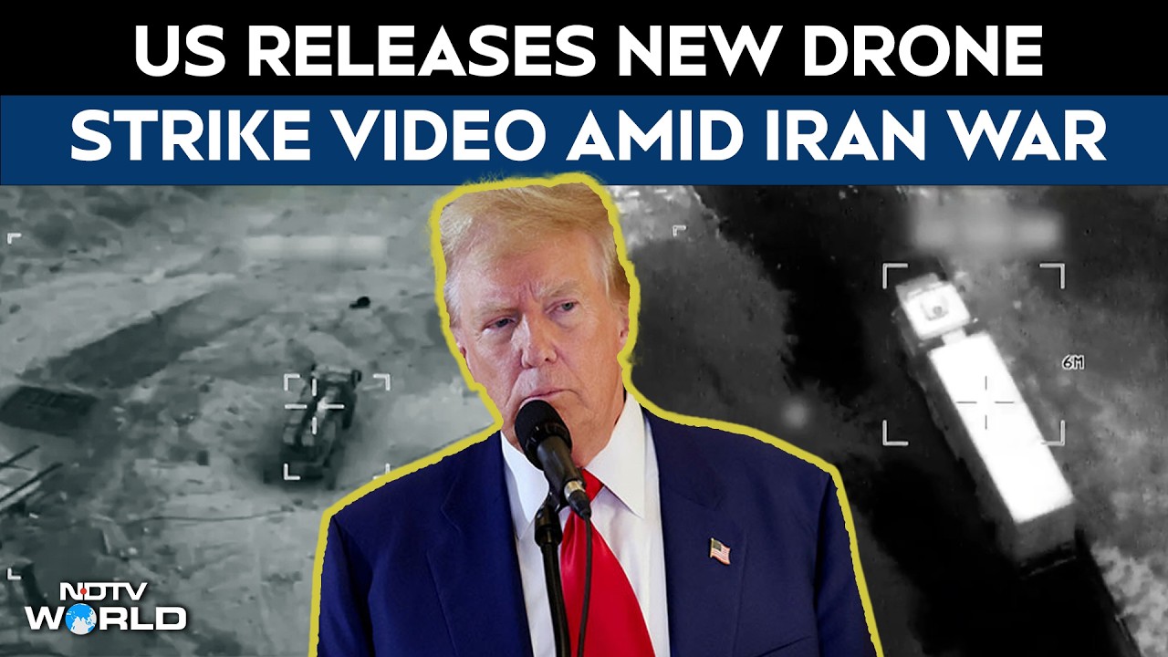 US Iran War Latest News | US Releases New Drone Strike Video As West Asia Conflict Enters 10th Day