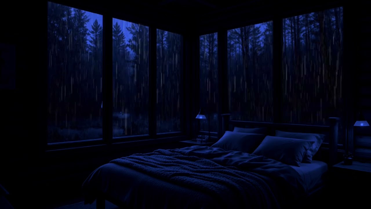 Soft Night Rain for Sleeping 🌙 Relaxing Rain Sounds to Fall Asleep Fast