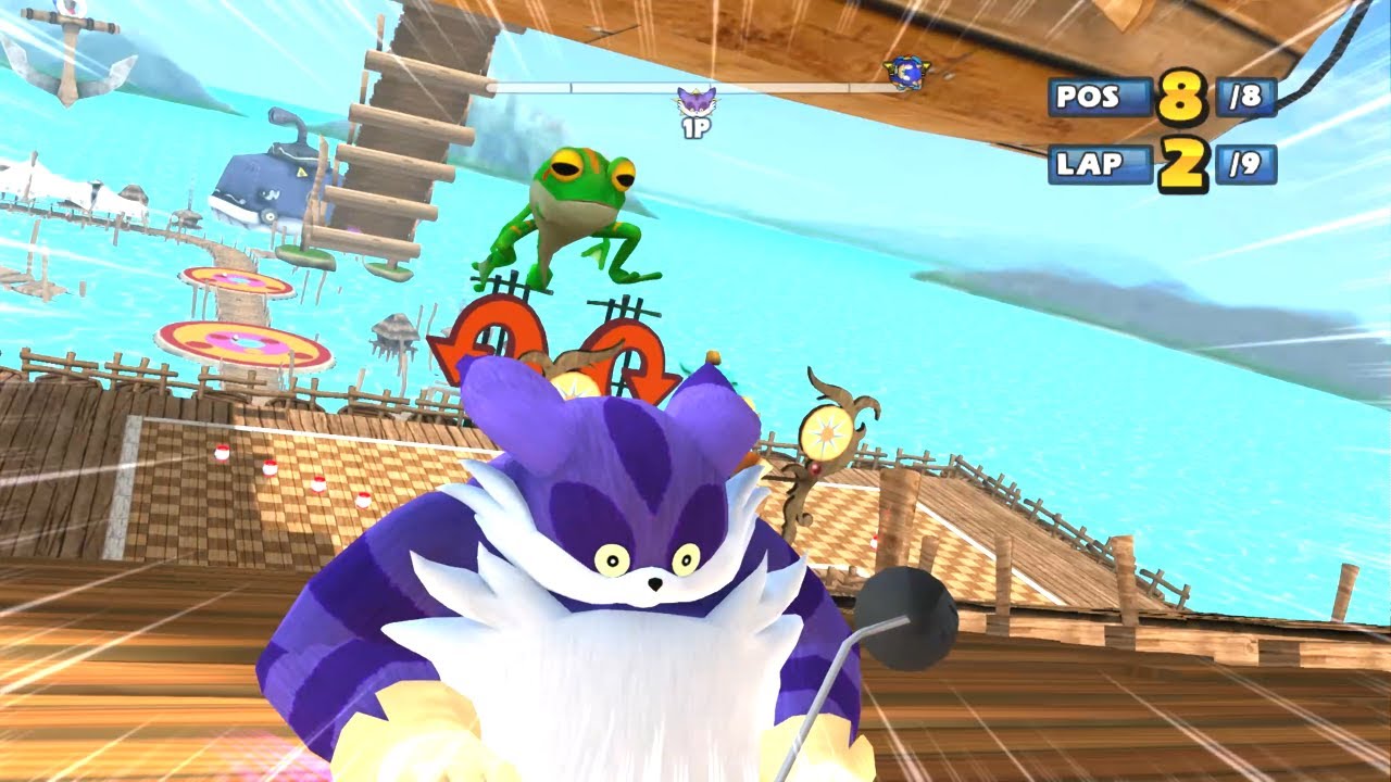 BIG Monkey Target 9 Laps Expert (Request) Sonic & Sega All-Stars Racing