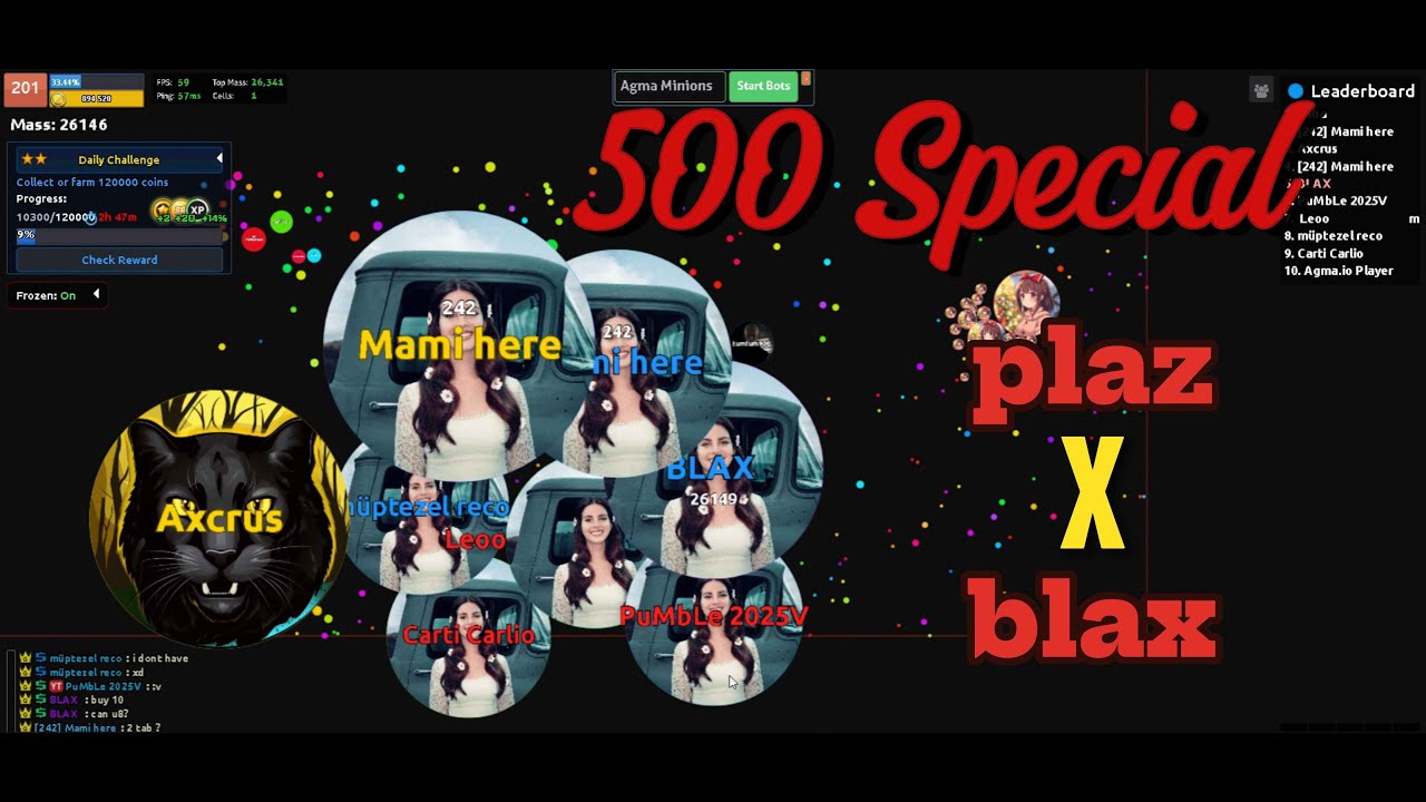 AGMA.IO 500 Special & collab (With Plazma YT)