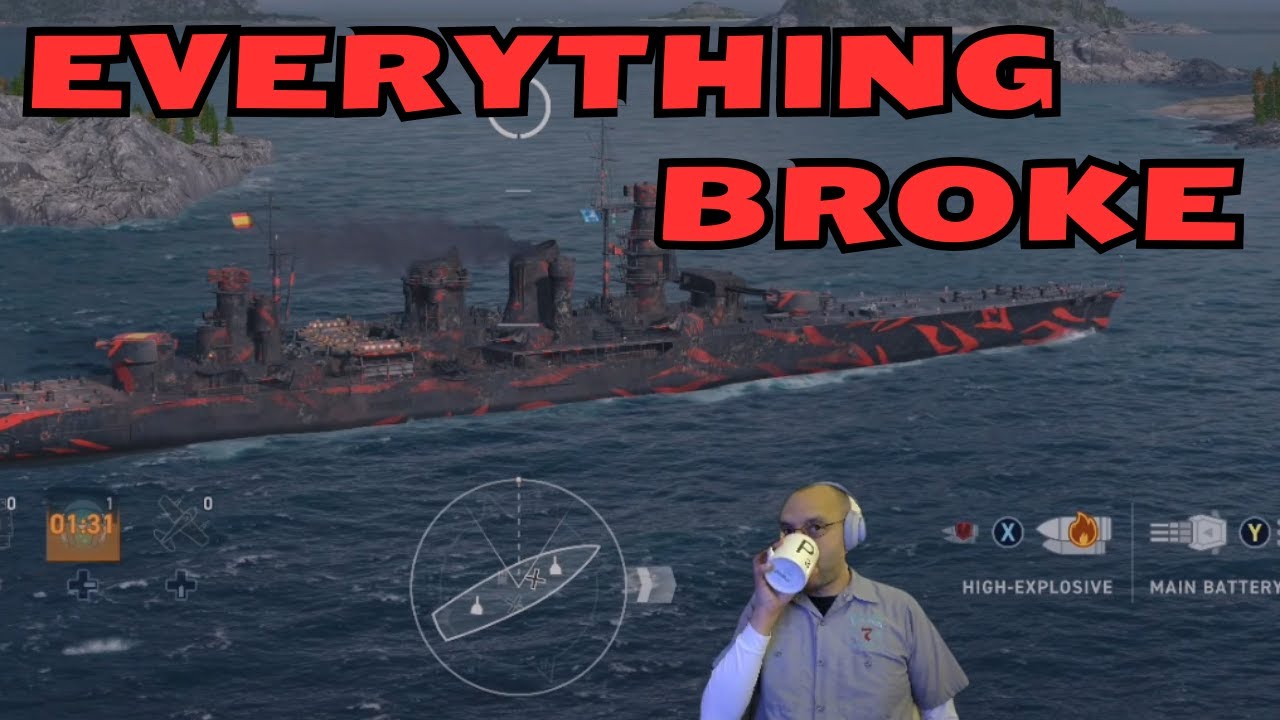Каталония &mdash; живой повтор &mdash; World of Warships Legends