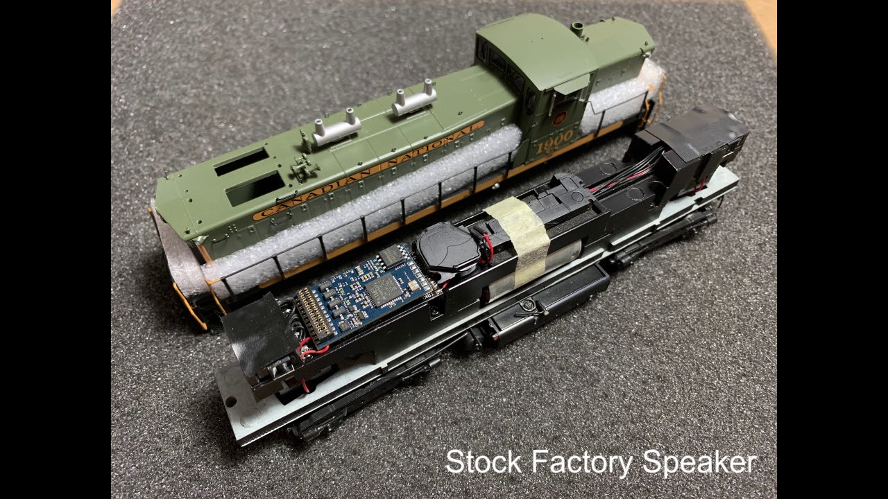 Rapido HO GMD-1 DCC-Sound Speaker Upgrade by Scale Sound Systems