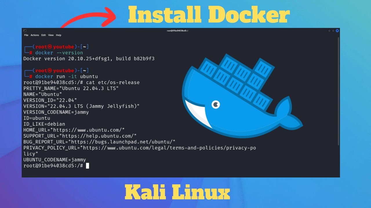 How to Install DOCKER on Kali Linux