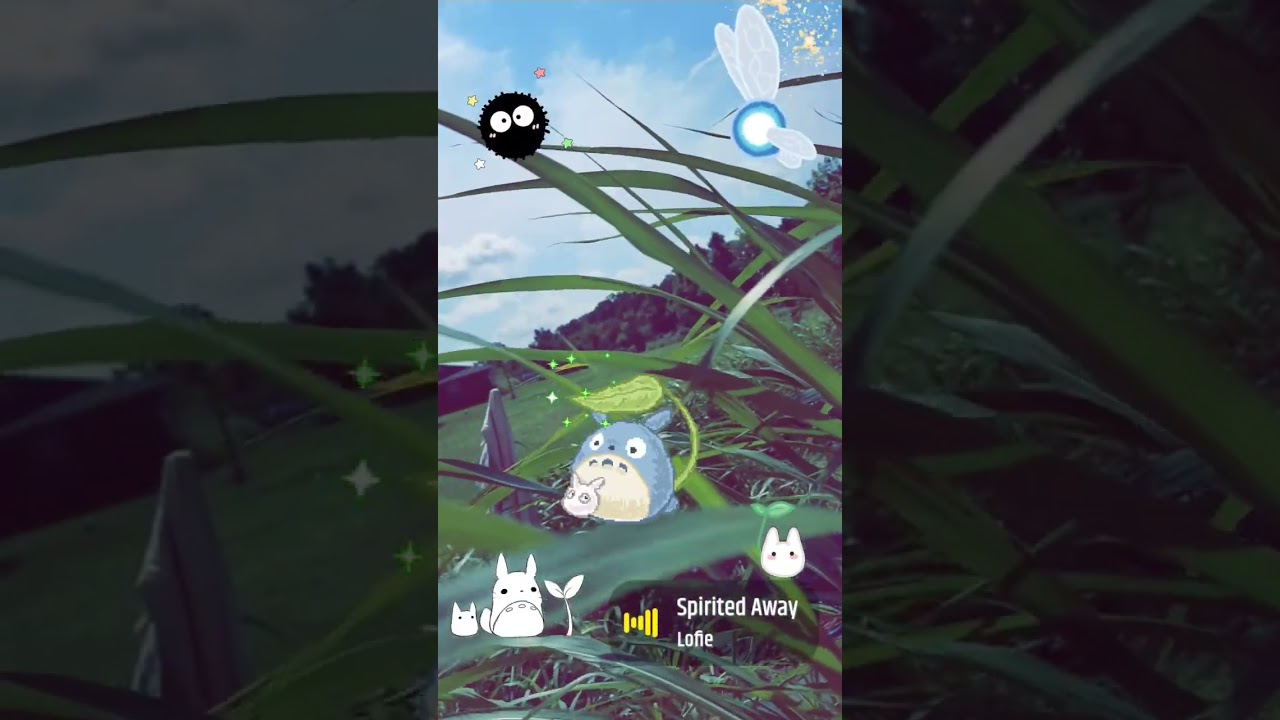 POV: U R a cute spirit #Zelda #ghibli #forest #spirit #totoro #Miyazaki #asmr #nature #calm #calming