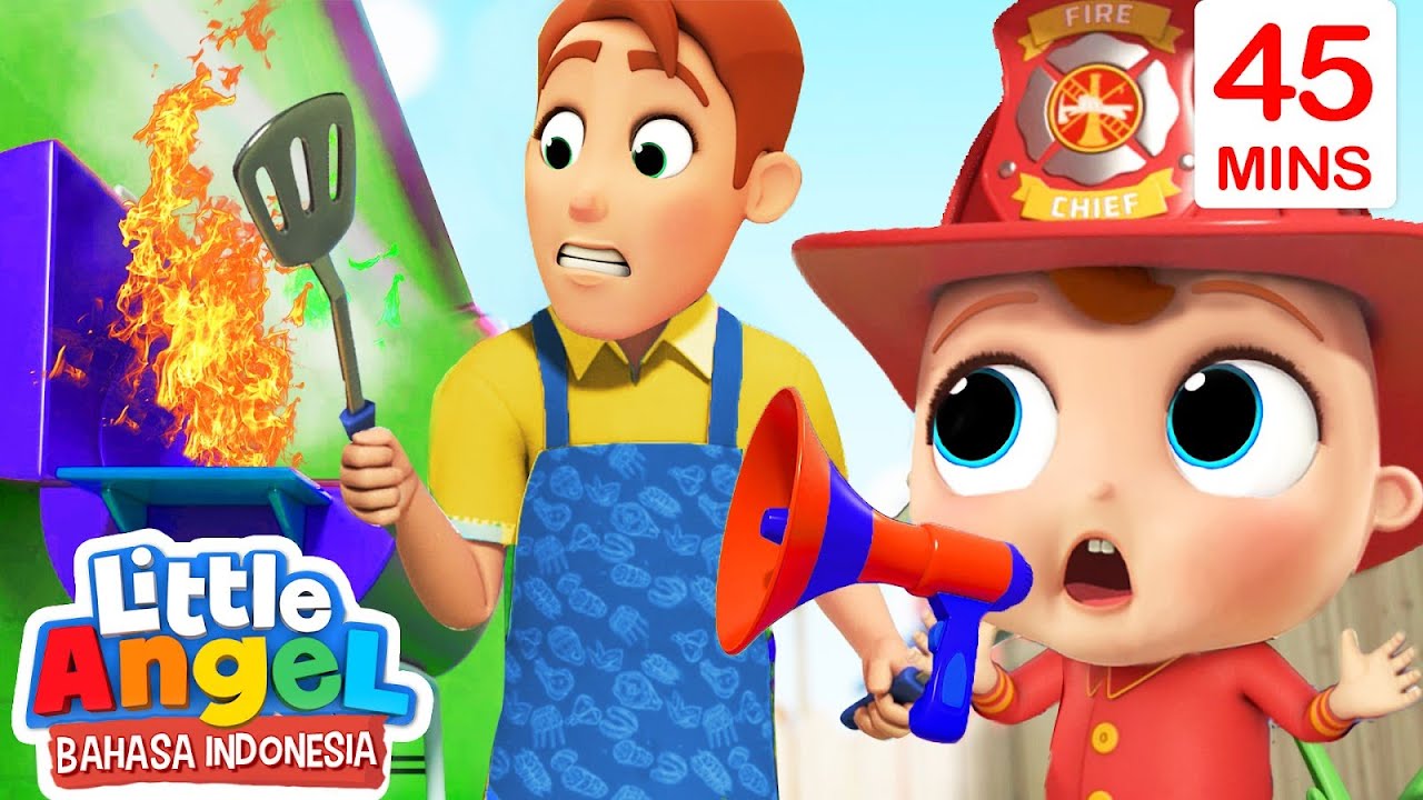Aku Ingin Menjadi Pemadam Kebakaran | Kartun Anak | Little Angel Bahasa Indonesia
