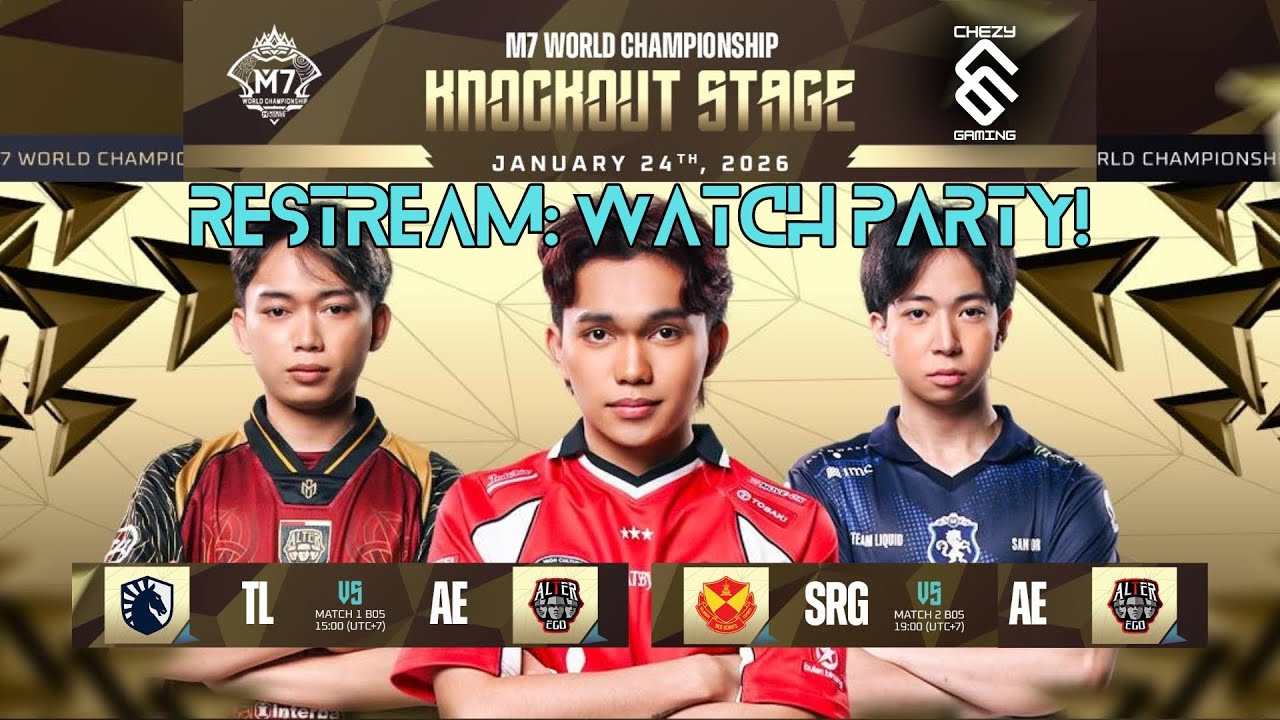 ROAD TO GRAND FINALS! 🏆 Knockout Stage Day 5 | M7 World Championship | Restream: Watch Party!