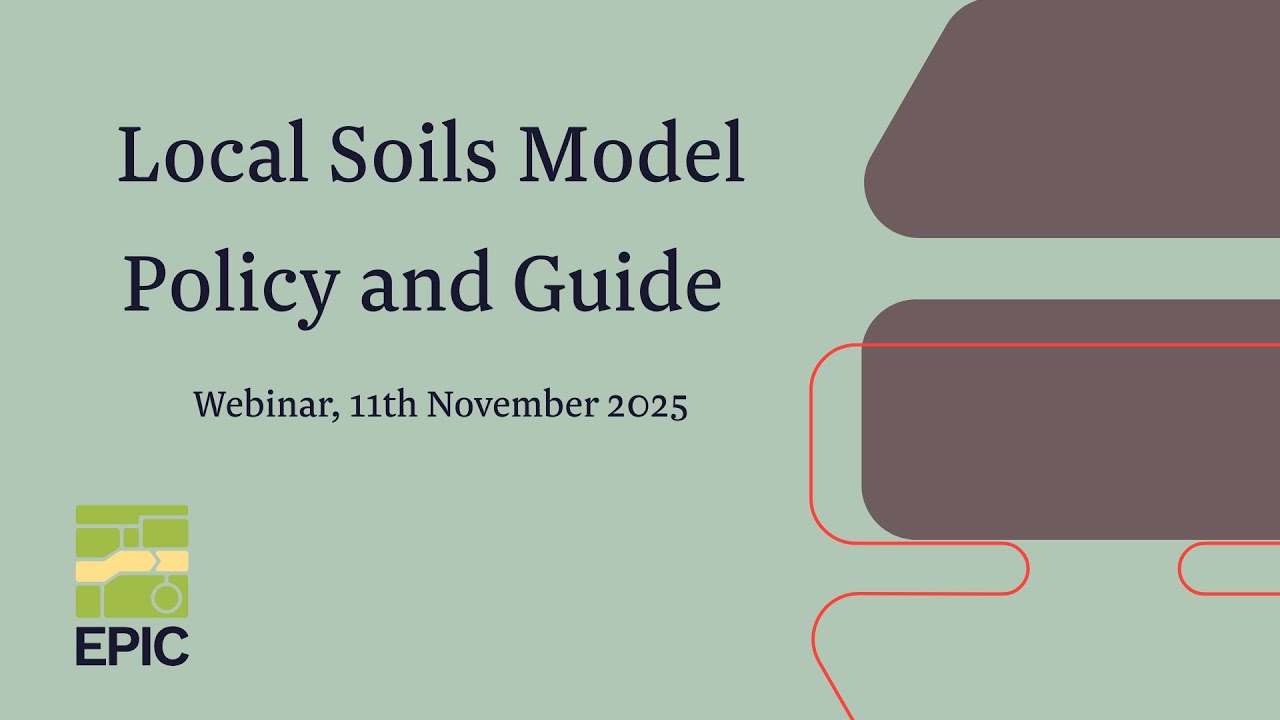 Webinar: Local Soils Model Policy and Guide