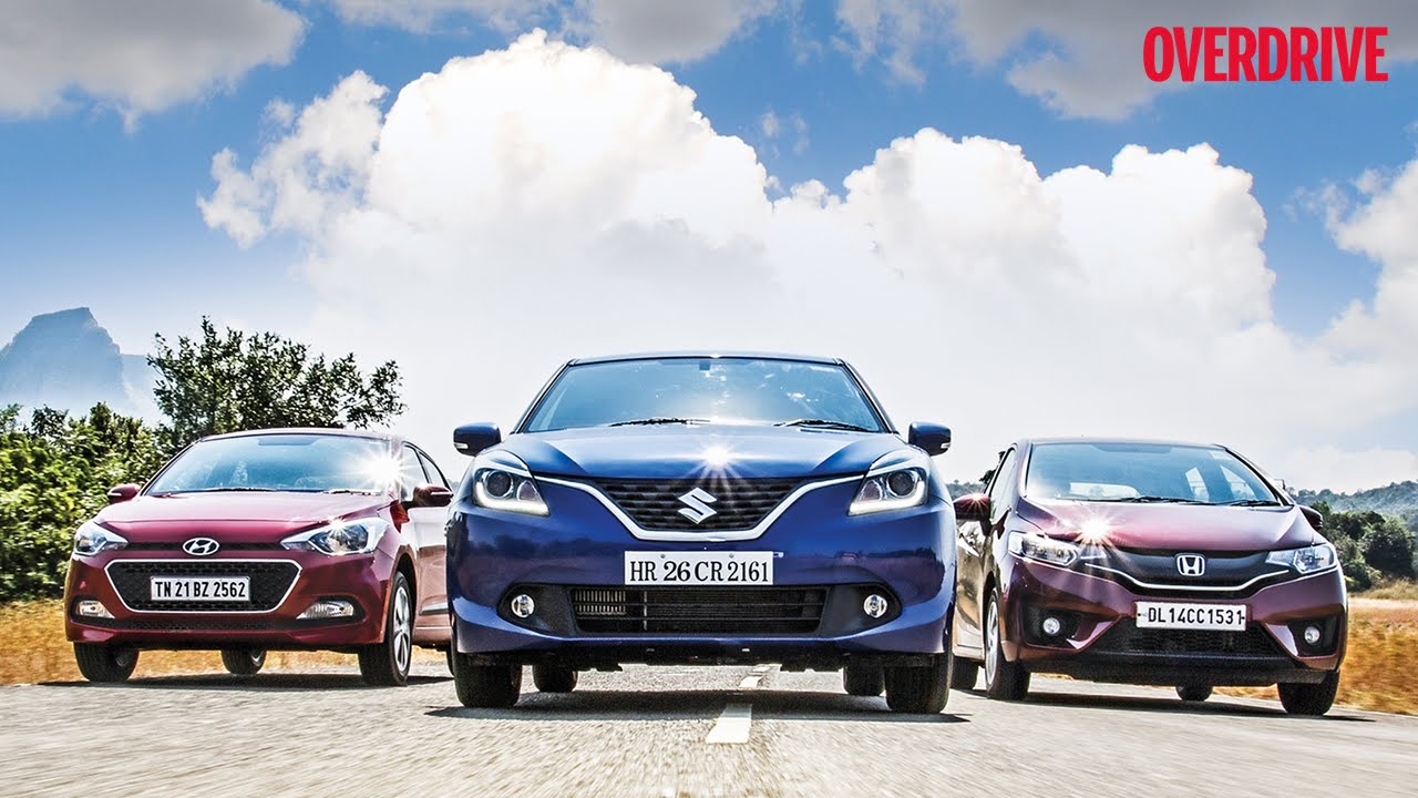 Suzuki Baleno v/s Hyundai Elite i20 v/s Honda Jazz - Comparative Review