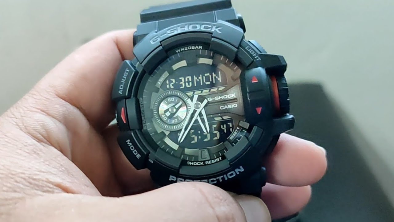 Casio G-Shock GA-400-1B (Unboxing)