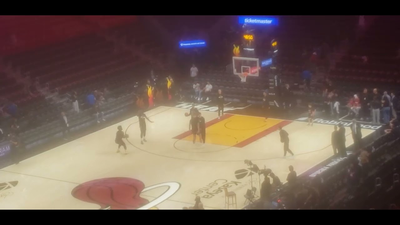 Jovic Practicing his shots Pregame 2/9/2026