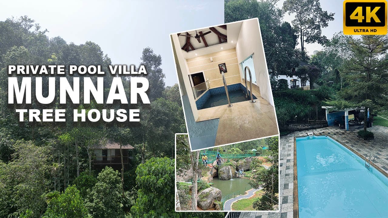 Private Pool Resort in Munnar | Tree House Munnar | Budget Pool Resort in Munnar | Indriya Resort
