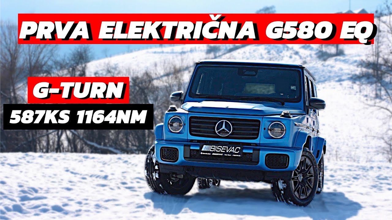 PRVA ELEKTRIČNA G KLASA!?? OKREĆE SE U MESTU ZA 360°