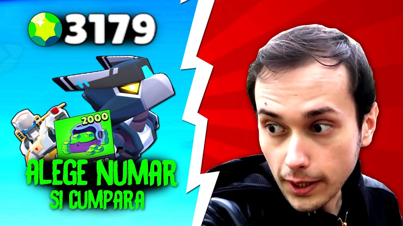 ALEGE NR si CUMPARA! Ce pica ? 3000 GEMS! Brawl Stars
