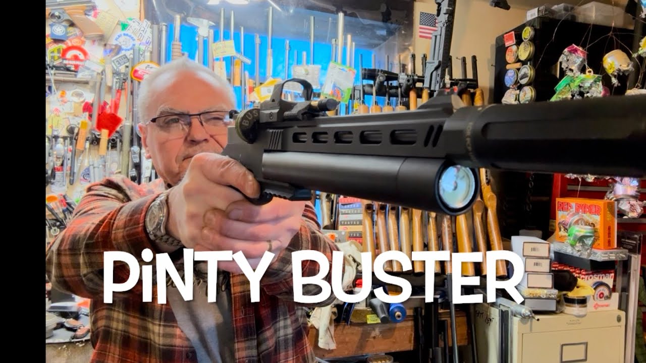 Pinty Buster 177: усилие на спусковом крючке, показания хронографа и развлекательная стрельба — э...