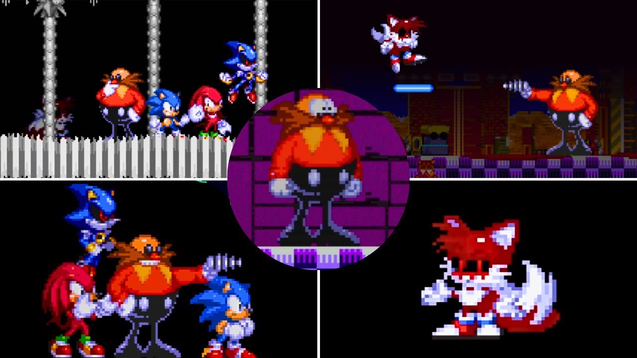 Tails.exe Неудачный эксперимент (демонстрация Eggman)