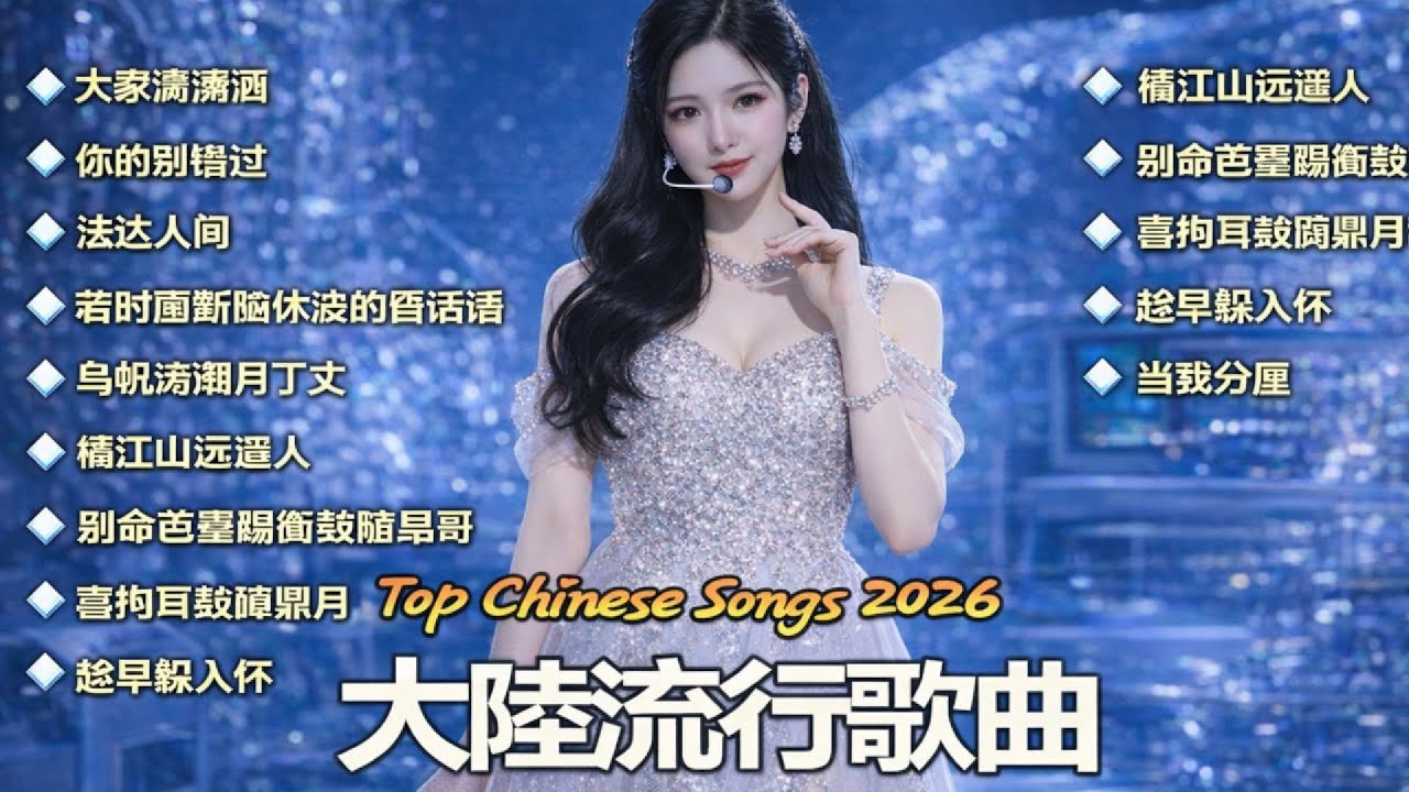 2026最新歌曲｜華語流行抒情精選｜50首越听越心碎的情歌合集【無廣告】🌟 Top Chinese Songs 2026 🌟