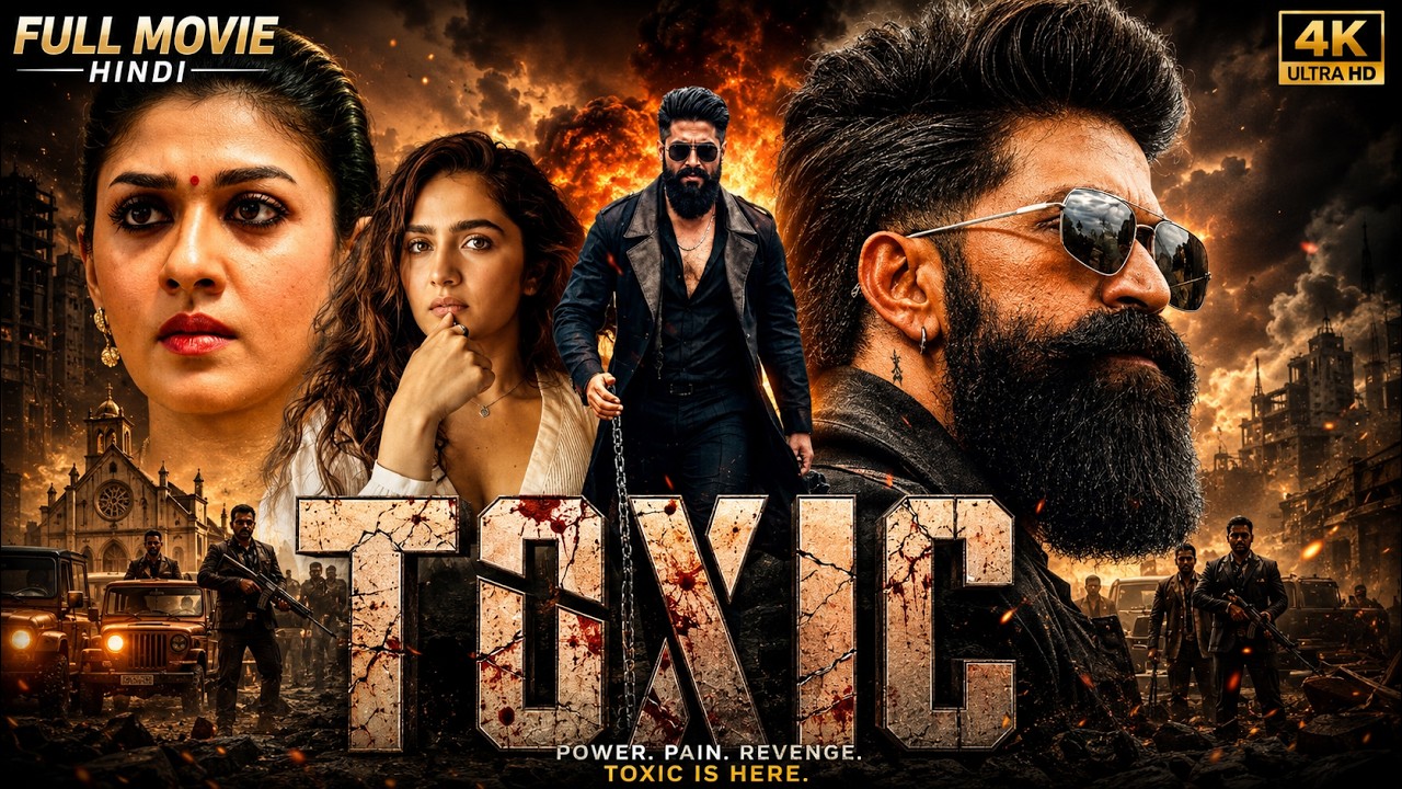 Toxic Full Movie 2026 Yash, Kiara advani, Nayanthara, Geetu Mohandas Released New Action Movie 2026