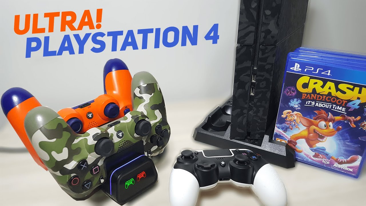 PS4'Ü ÜST SEVİYEYE TAŞIYAN 3 APARAT! +ÇEKİLİŞ  [Pro Kontrolcü | Ekranlı Dikey Tutma Standı]