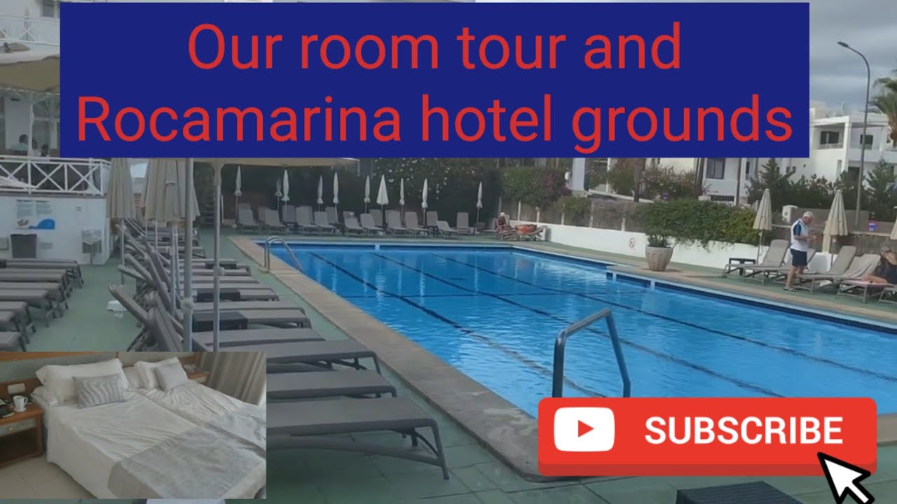 Hotel Rocamarina Room tour and indoor and outside areas