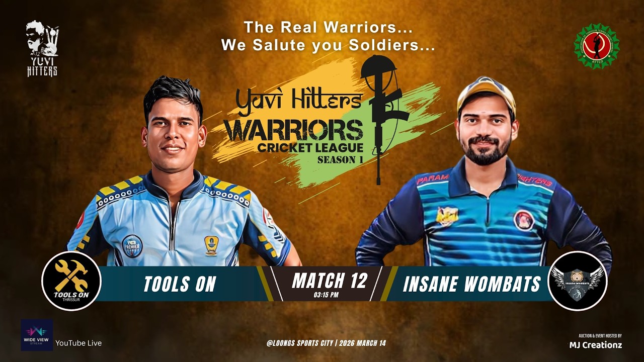 YUVI HITTERS WARRIORS CRICKET LEAGUE LEAGUE SEASON 1 | DAY 1 | CRICKET | LIVE