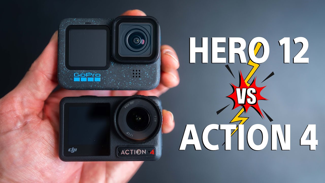 GoPro Hero 12 против DJI Action 4 — не тратьте деньги зря