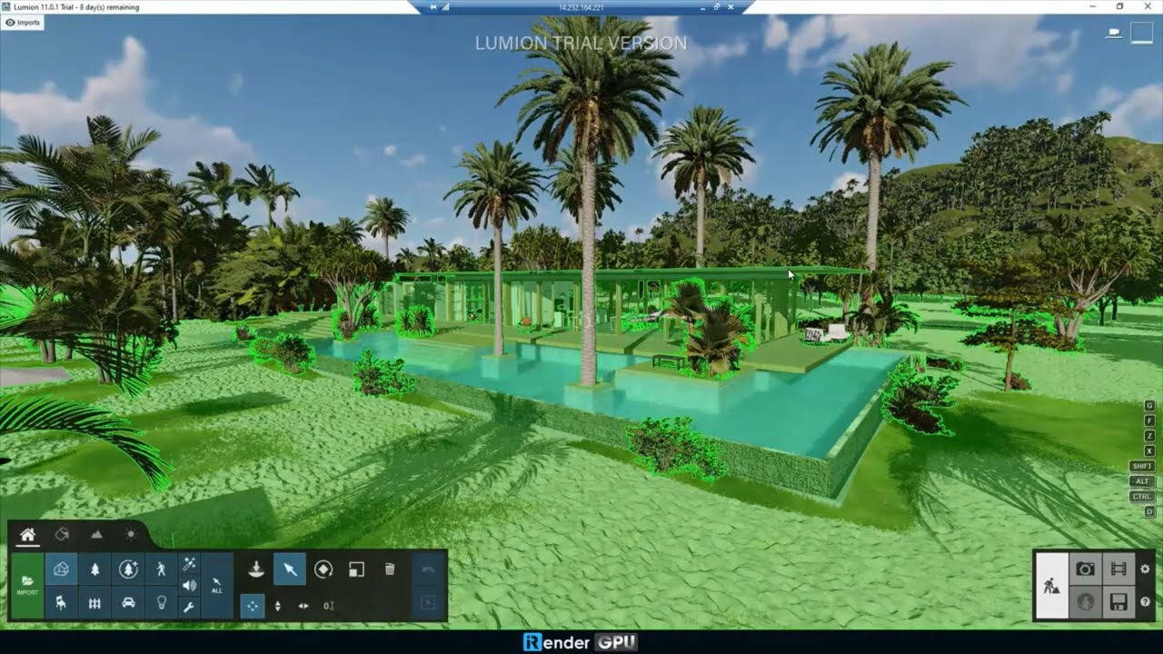 AUFIDesk + Lumion