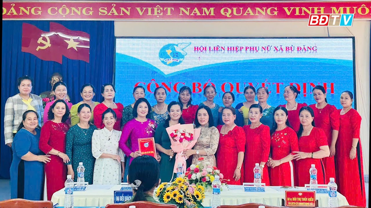 Phóng sự: Đại hội Đại biểu Phụ nữ xã Bù Đăng lần thứ I, nhiệm kỳ 2025 - 2030