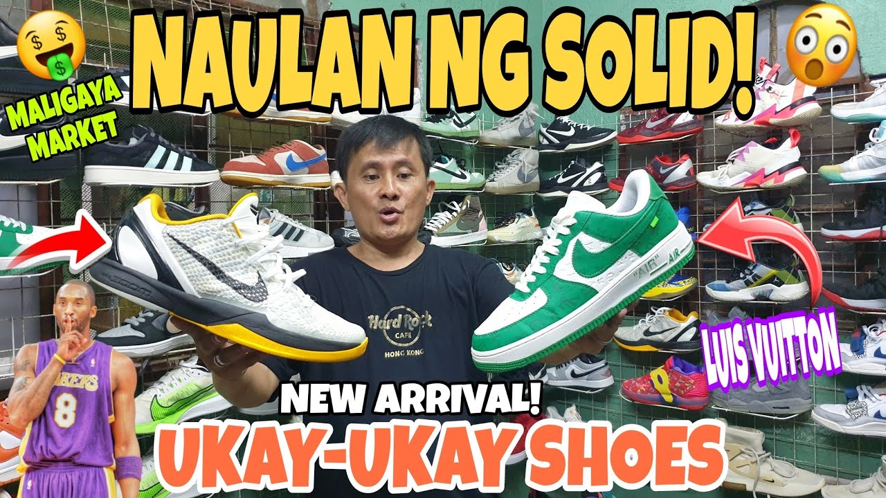 NAULAN NG SOLID UKAY-UKAY SHOES SA MALIGAYA | JORDAN | KOBE | ADIDAS | UNDER ARMOR AT IBA PA.