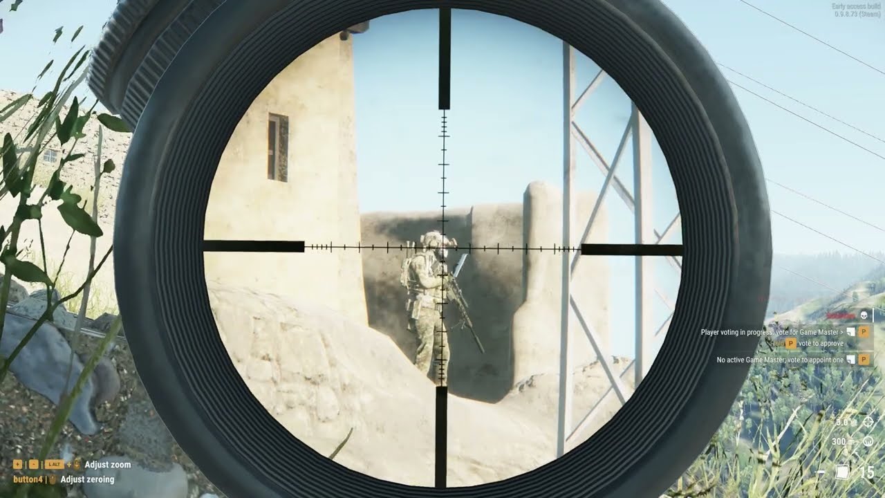 Dropping Wanna Be special Forces guys with well Positioned Sniper - Reforger