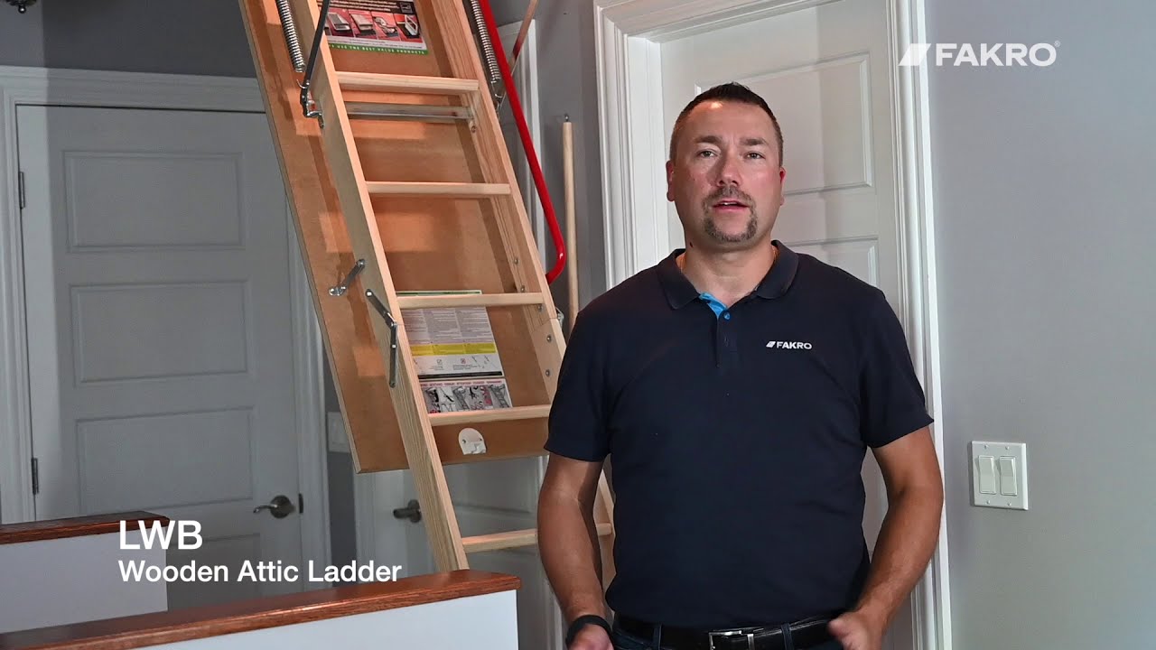 FAKRO LWB - insulated wooden attic ladder
