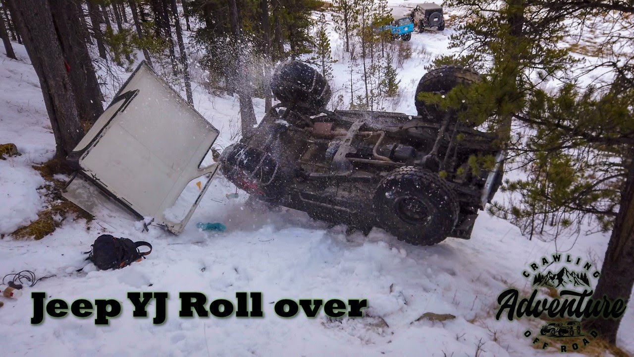 4x4 roll over | Jeep YJ | Winter wheeling