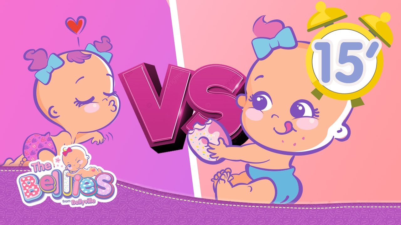 ¡Primera ADOPCIÓN! 😮 CAPÍTULOS COMPLETOS de BELLIES vs MINI BELLIES (+15min) | FAMTOONIES