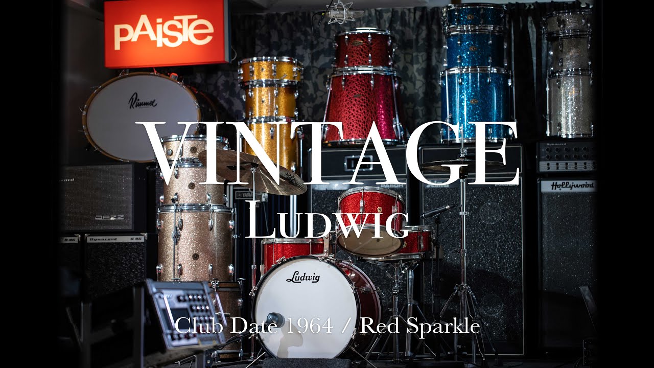 LUDWIG 1964 CLUB DATE RED SPARKLE - Vintage Music Corner