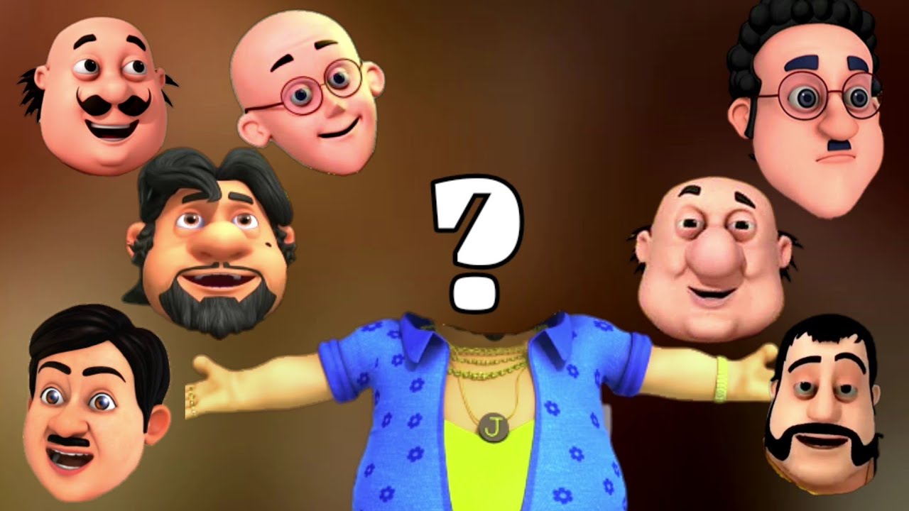 Motu patlu wrong head cartoon video || Wrong head video || funny motu patlu puzzle