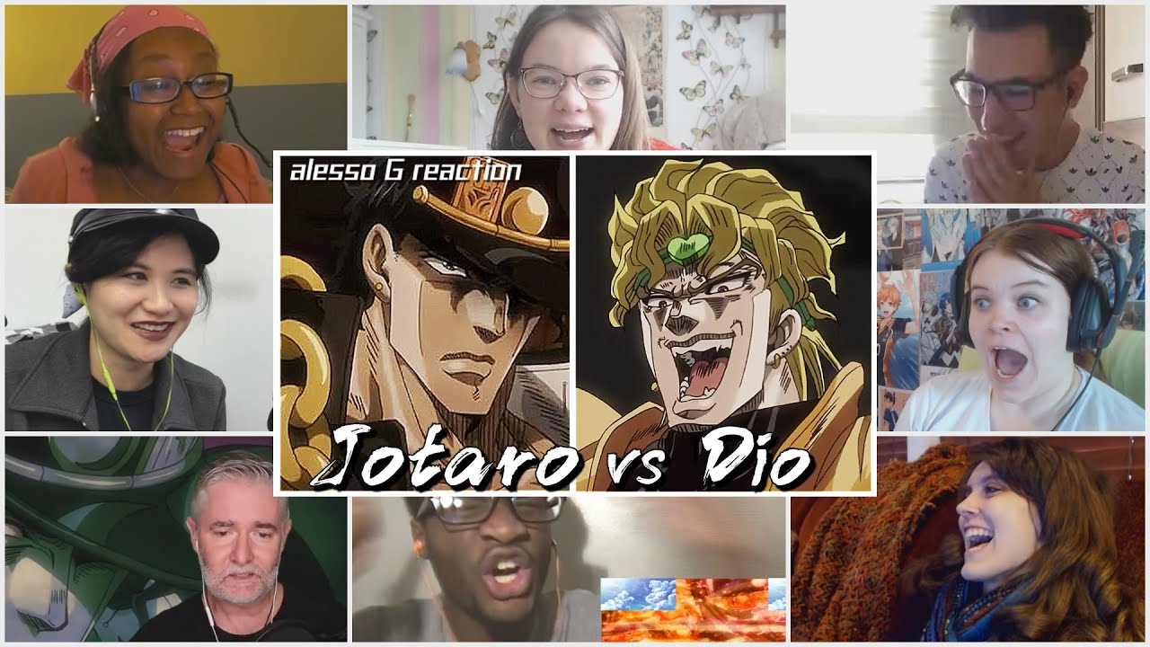 The Same Type Stand!! Jotaro vs Dio Reaction Mashup!! (Part 1) JJBA Stardust Crusaders Ep 47