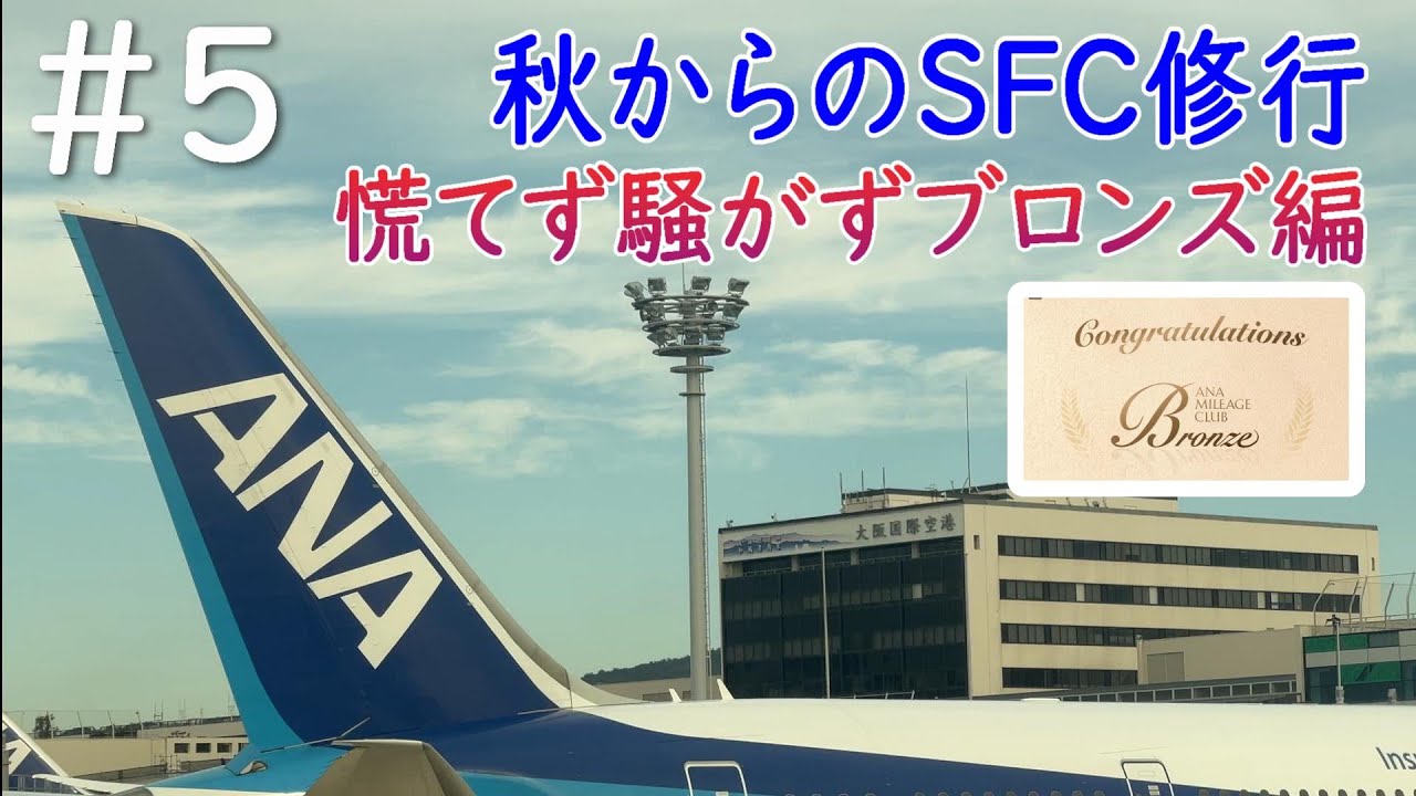 【 秋から始めるSFC修行　その⑤ 】ブロンズになりました。　うれしくて、スタンプをひたすら押して楽しんできました