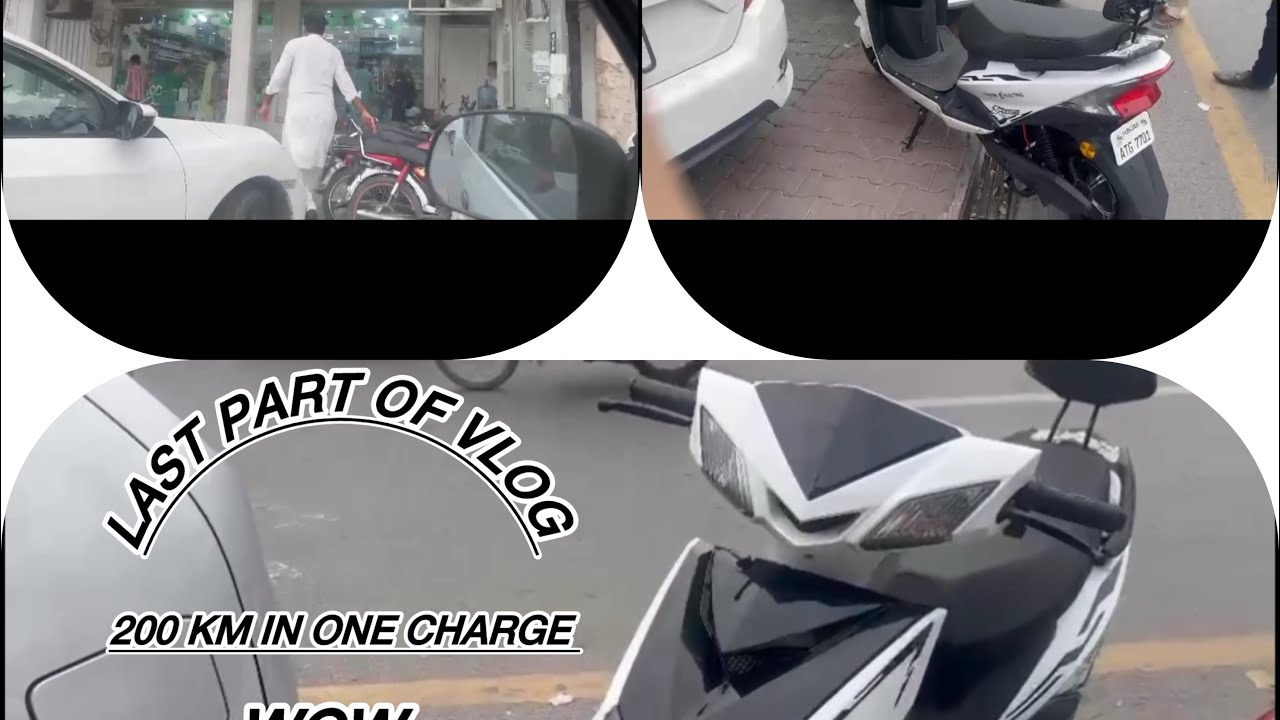 Final part 👏 şath mai review kiya aik Electric scooter ka … aik charge main itna chaly ga 😱