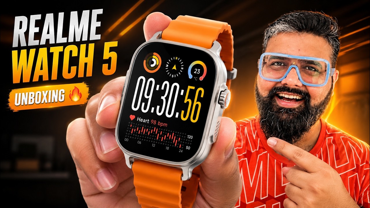 Realme Watch 5 Unboxing & Review | Apple Watch Ultra Under ₹ 4000??