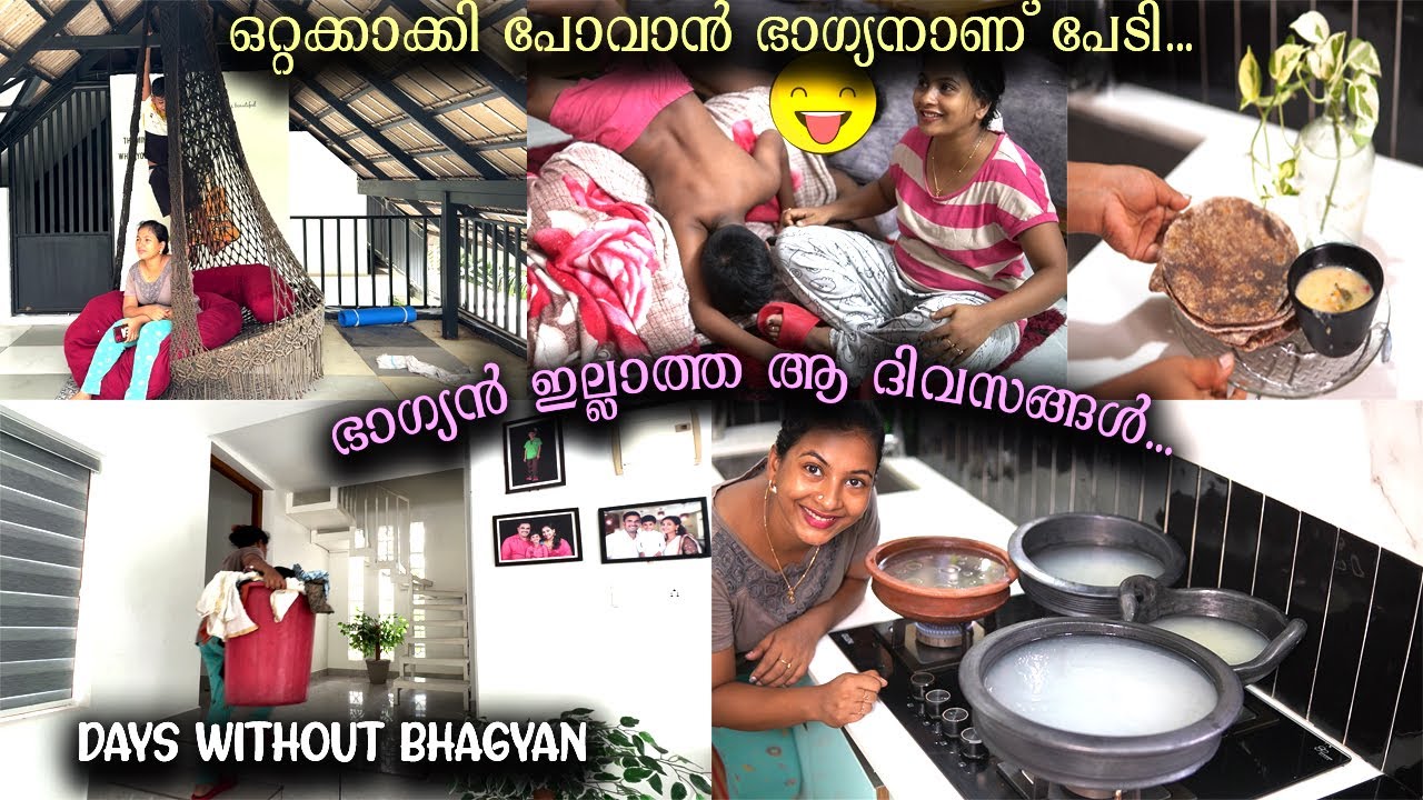 ഭാഗ്യൻ ഇല്ലാത്ത ദിവസങ്ങൾ 🥺സങ്കടം വന്നാൽ ഞാൻ കുറെ ജോലികൾ ചെയ്തു കൂടും 😔A PRODUCTIVE DAY IN MY LIFE🥰