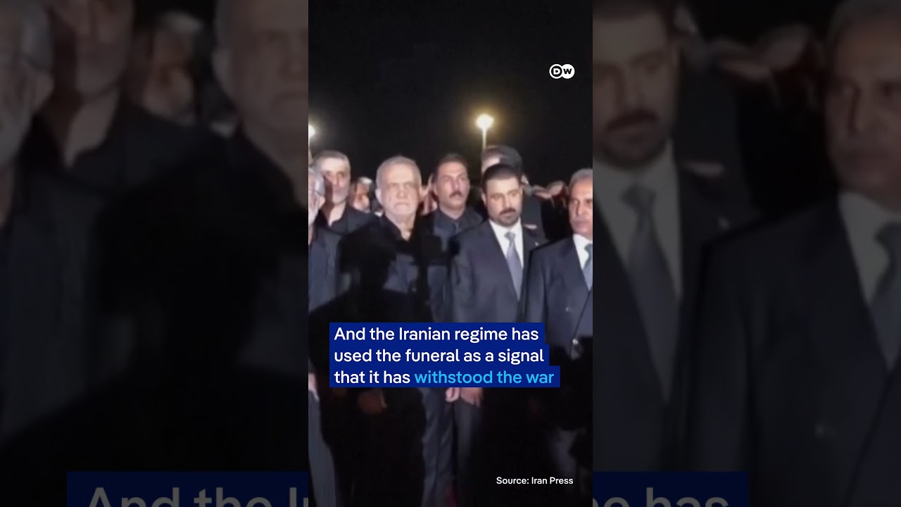 Funeral procession for Iran's late Supreme Leader Ali Khamenei in Iraq | DW News