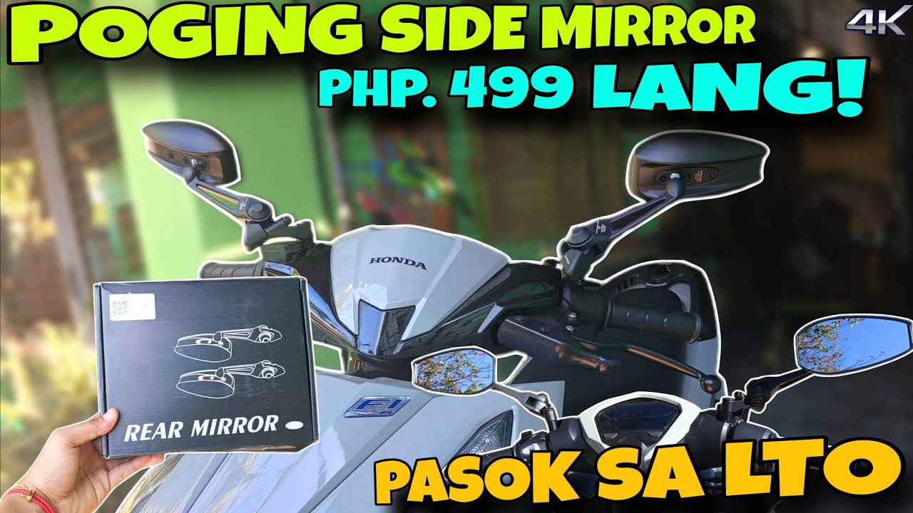 UNBOXING & INSTALLING BUDGET MEAL SIDE MIRROR TO HONDA CLICK | FULL REVIEW w/ TEST RIDE | UNIVERSAL